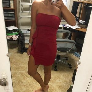 Hazel Boutique Red Bodycon Dress